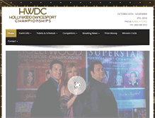 Tablet Screenshot of hollywooddancesport.com